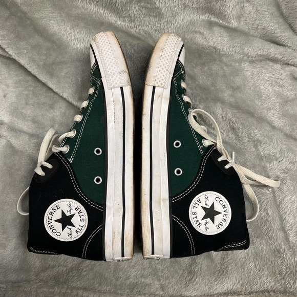 Converse Chuck Taylor All Star High Top Sneakers Forest Green Black M/8.5 W/10.5 - Picture 5 of 10